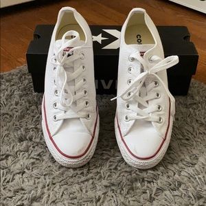 White Converse! Worn Once!